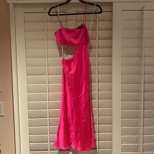 Hot Pink White Fox Boutique Dress